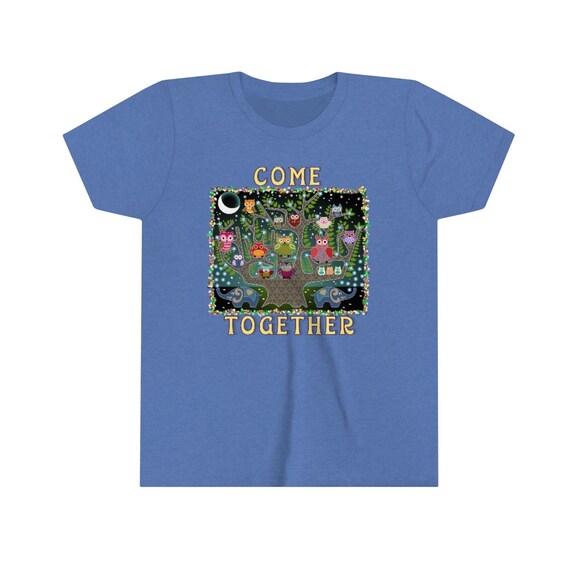 Come Together Inspirational Owls Youth Tee