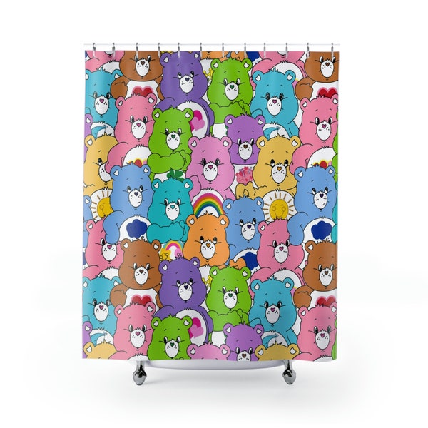 Bear Shower Curtain Etsy