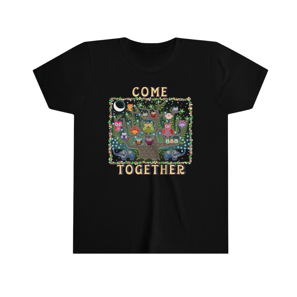 Come Together Inspirational Owls Youth Tee