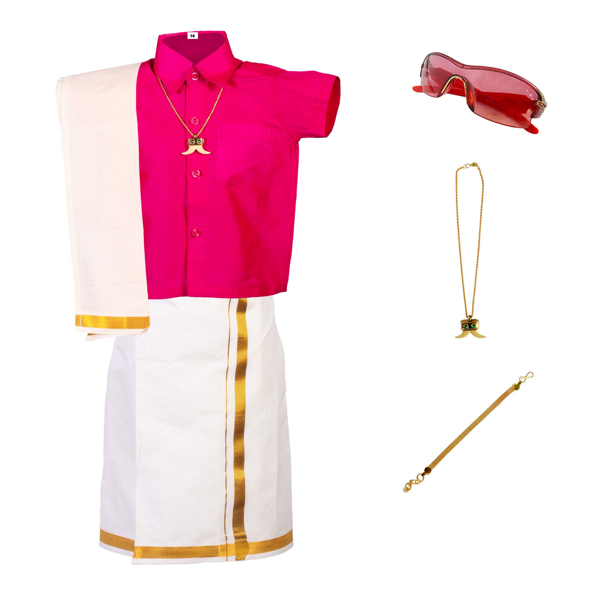 Boys Traditional Govinda Namalu Kids Dhoti Set