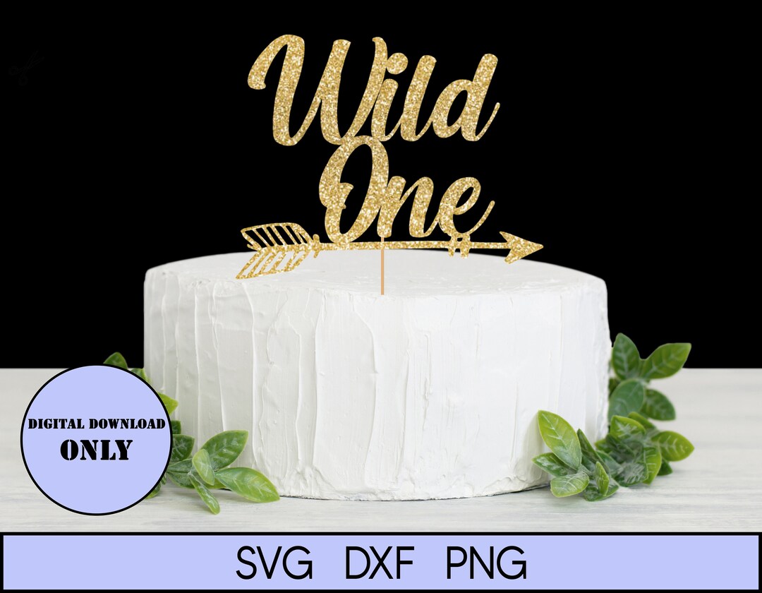 Wild One Svg Birthday Svg First Birthday Svg Cake Topper - Etsy