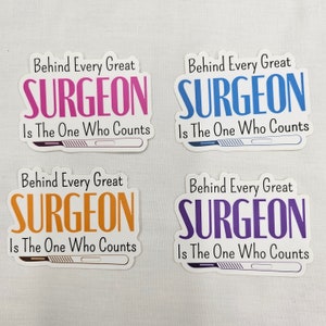 Surgical Technologist Sticker • Circulating Nurse •