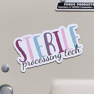 Sterile Processing Magnet • Central Sterile Processing Gift • Sterile Processing Tech Week Gift • Locker / Fridge / Car Magnet •