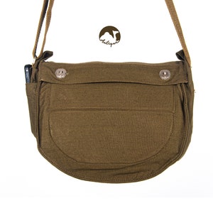 Sac fourre-tout militaire, Sac à bandoulière de style militaire, Sac en toile militaire vintage, Sac en toile, Armée, Messager, Haversack unisexe, Bâche