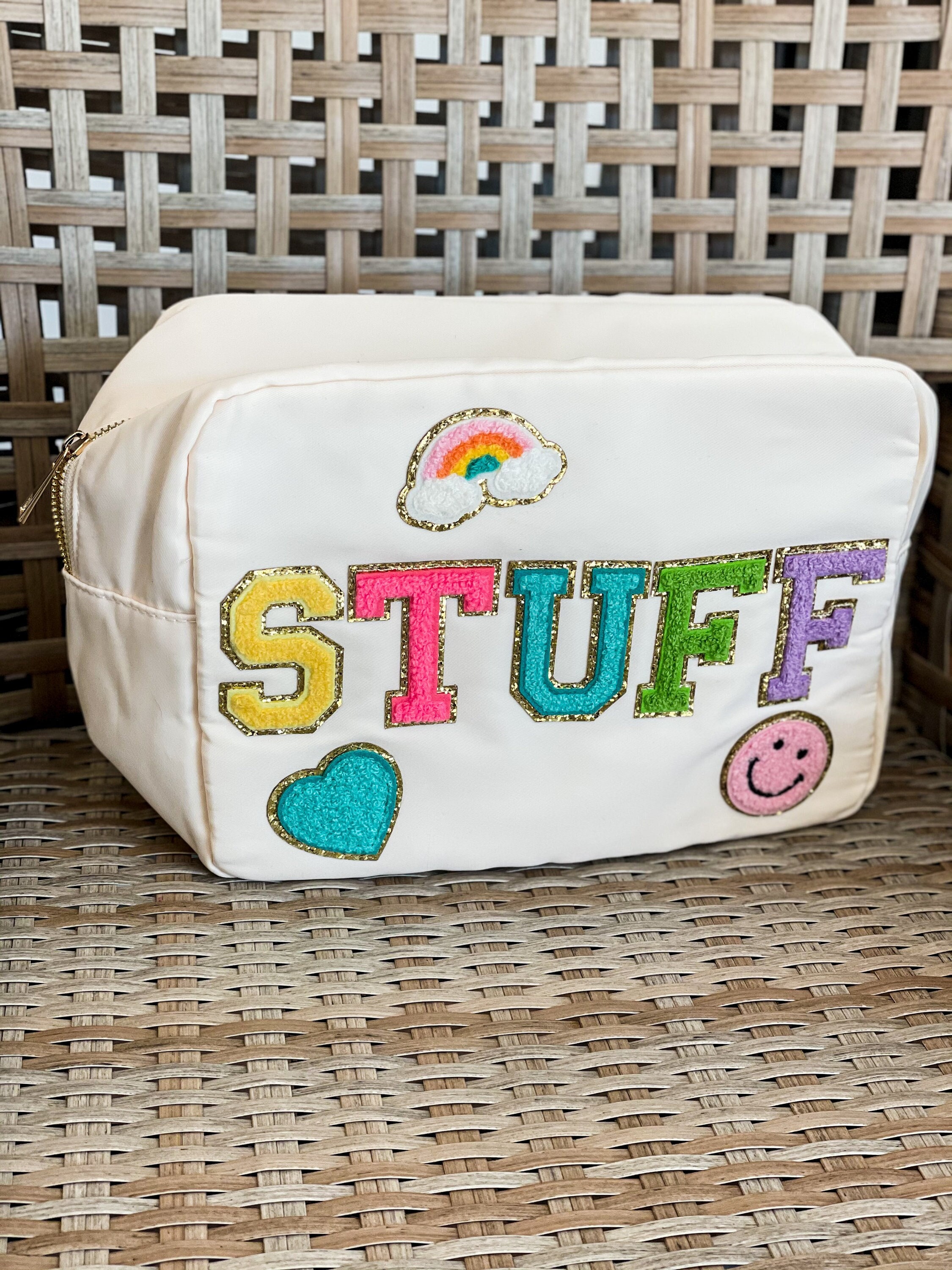 X-Large Customized Cosmetic Toiletry Bag-Travel Bag-SEWN ON-Personali…