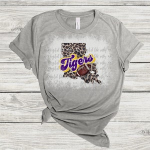 2 files purple & gold leopard football game day spirit sublimation digital download, png, sublimation template, download, digital file
