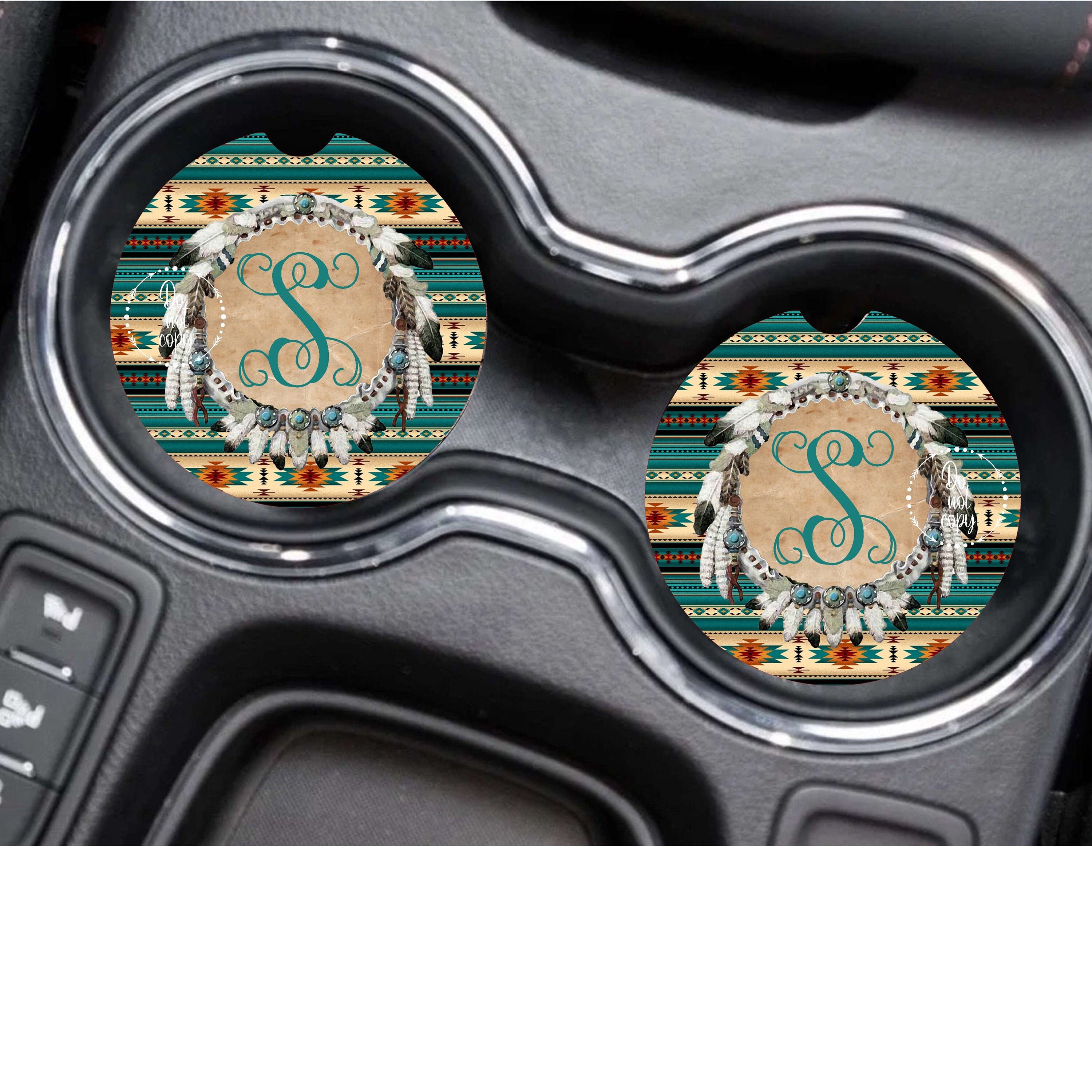 Native aztec car coasters sublimation digital download png Etsy