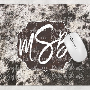 Cowhide cow (dgbz8) mousepad mouse pad sublimation digital download, png, sublimation template, instant download, digital file (dgbz8)