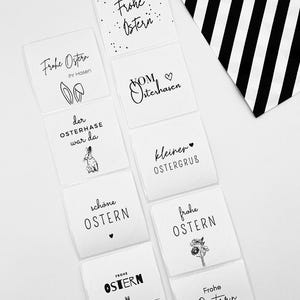 Runde Aufkleber | Ostern | Sticker | Etiketten | Geschenkverpackung | Gruß | 5cm