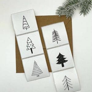 Aufkleber Weihnachten | Tannenbaum| Frohe Weihnachten | Frohes Fest | Sticker | Etiketten | Geschenkaufkleber | Geschenkverpackung