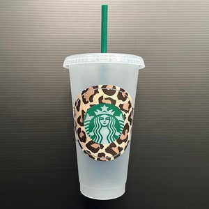 Starbucks Cup Personalized | Starbucks Leopard Cup | Custom Starbucks Tumbler | Leopard Starbucks Cup | Personalized Starbucks Tumbler