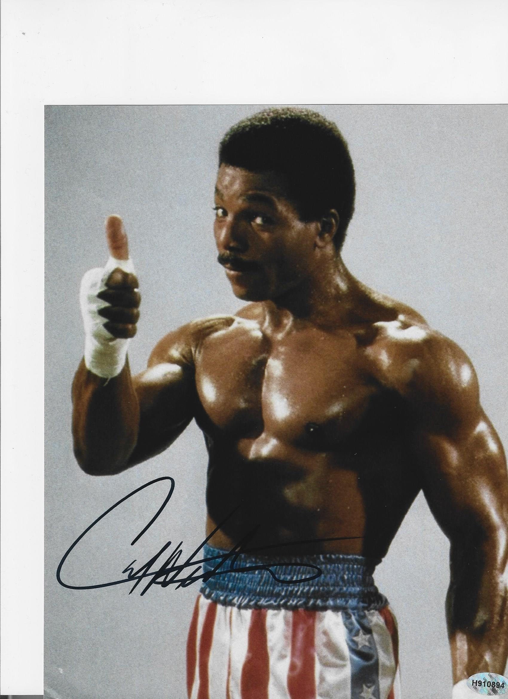 Carl Weathers Apollo Creed Action Jackson 8X10 | Etsy