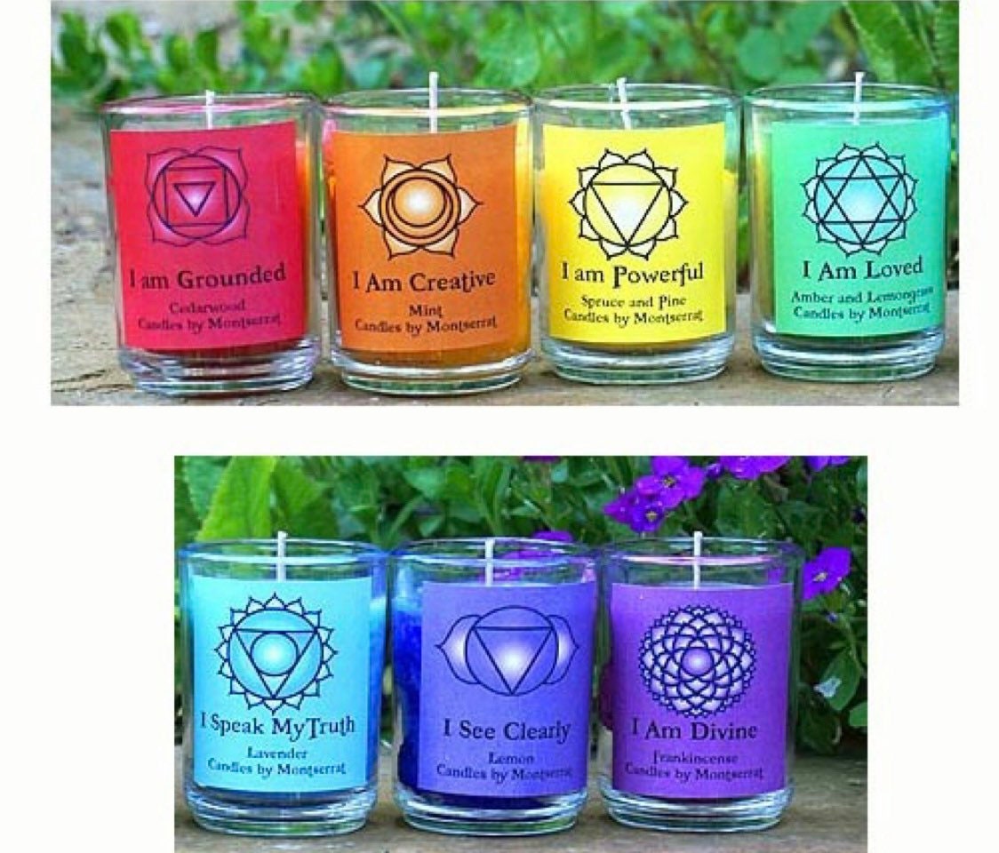 Chakra Candle Etsy