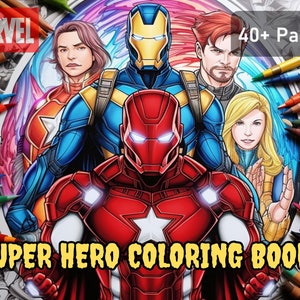 Marvel Heroes Coloring Pages Printable Pages 40 Heroes Coloring Pages