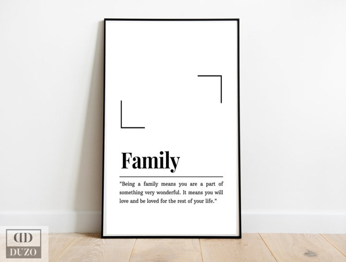 Family wall art / Digital art / Printable art / Printable wall Etsy