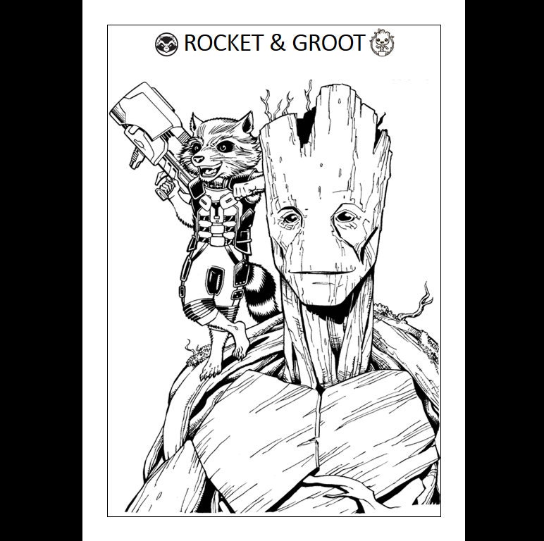 Marvel Heroes Coloring Pages Printable Pages 40 Heroes Coloring Pages