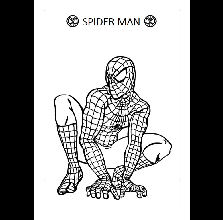 Marvel Heroes Coloring Pages Printable Pages 40 Heroes - Etsy