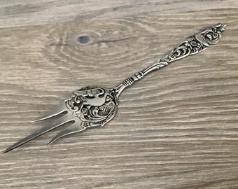 Antieke Hollandse taartvork Gero verzilverd George Nilsson