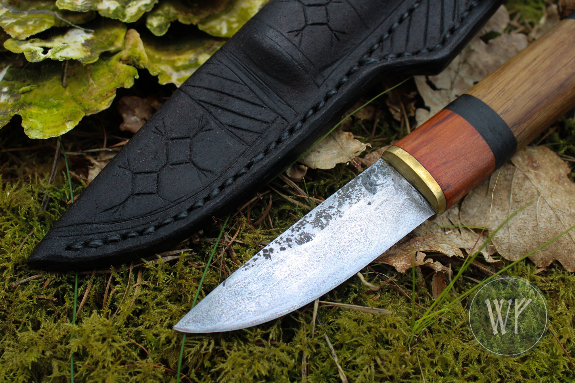 Hand Viking Knife / Bloomery Steel Historical Knife / Etsy