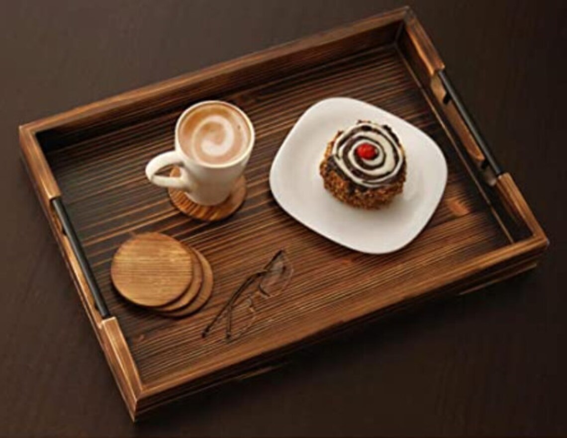 Wooden Tray / Serving Tray / Coffee Table Tray / wood Tray / | Etsy