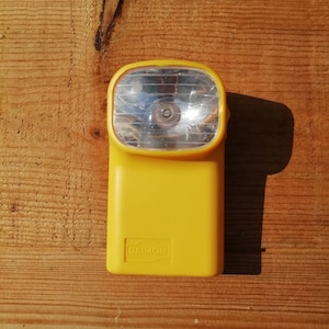 Lanterna de bolso vintage, nova, estoque antigo, NOS Daimon, estilo retrô dos anos 80, para acampamento, Moonrise Kingdom