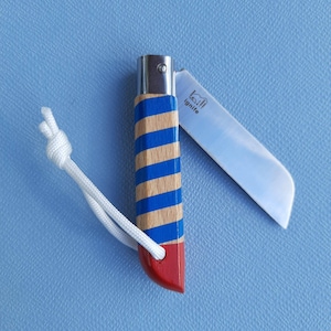 Ignife navaja de bolsillo colorida personalizada hecha en Portugal edc equipo para exteriores novio caballeros opinel alternativa