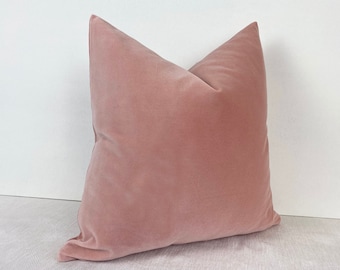 blush throw pillow set
