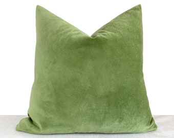 forest green pillow shams
