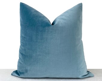 small blue cushions