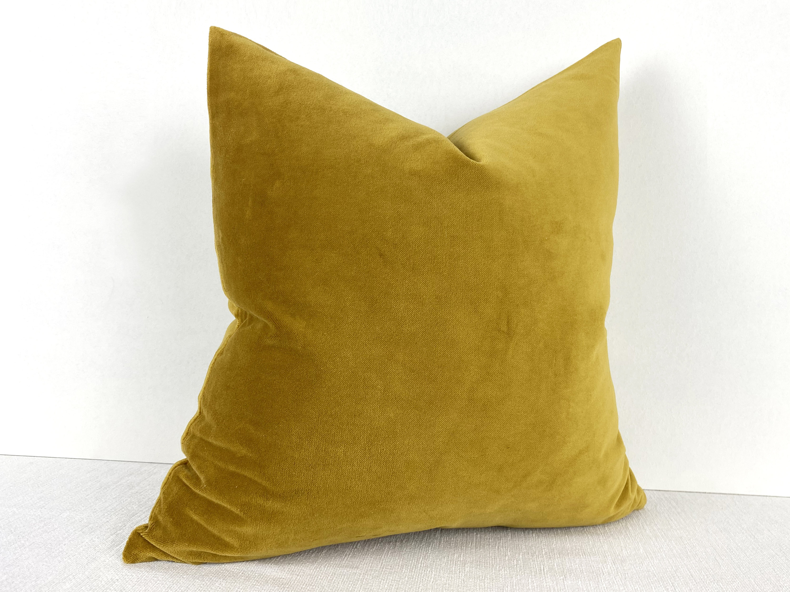 yellow toss pillows