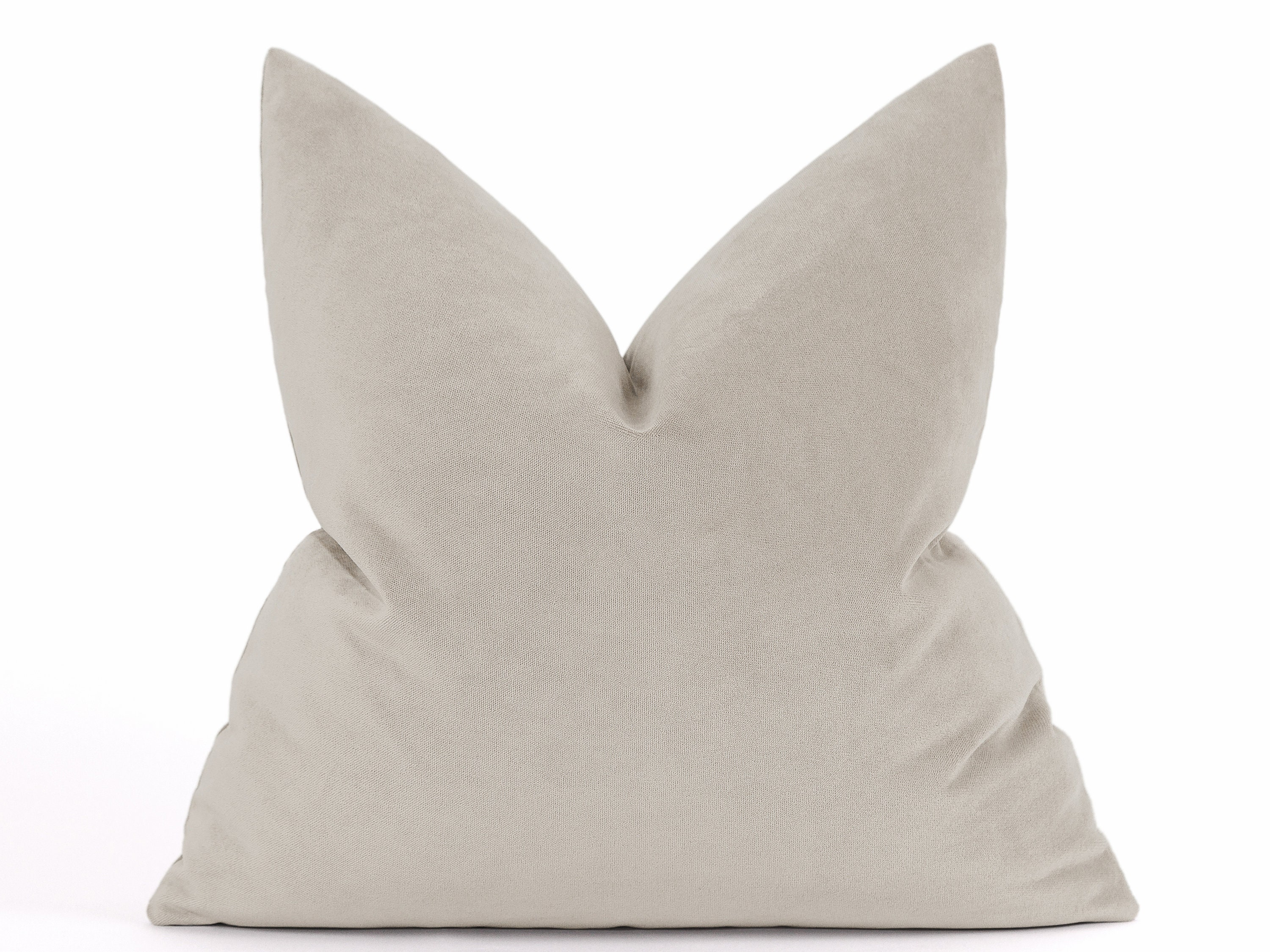 Hexa Icing Cream Velour Throw Pillow 18x18