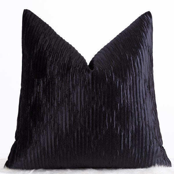 Black Velvet Pillows Etsy