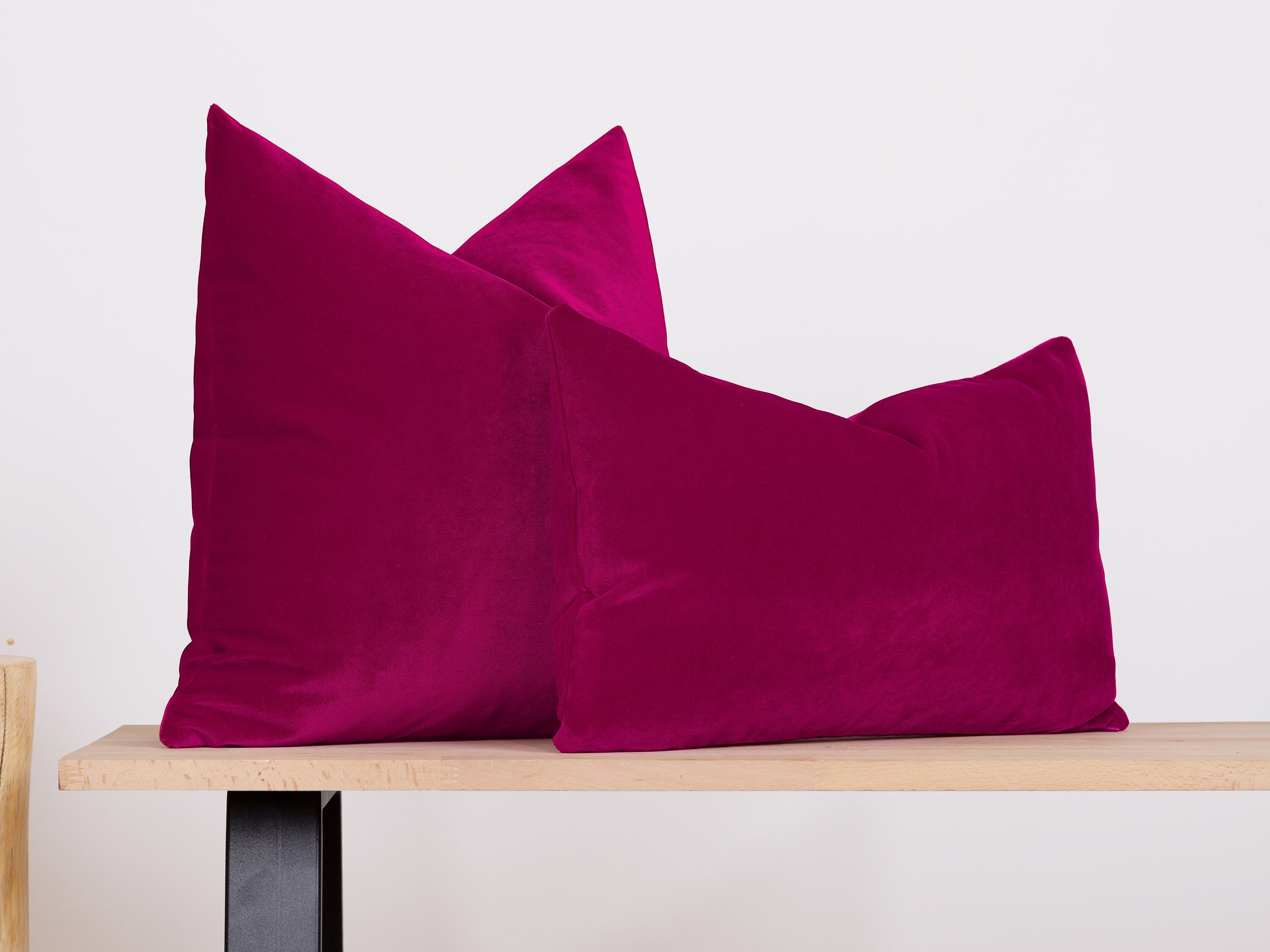 Pink LV velvet pillows – Velour Originals