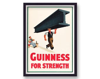 Guinness Beer Wall Art - Man Cave or Home Pub Decor
