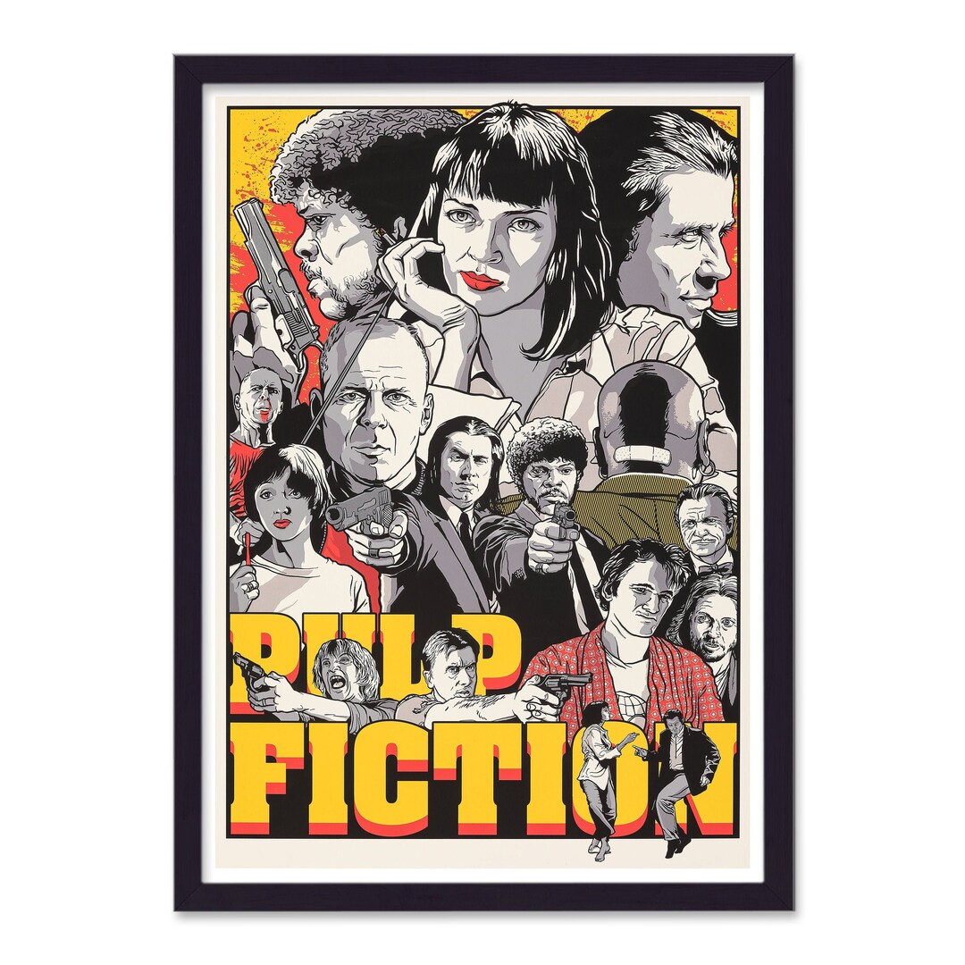 Pulp Fiction Reimagined Movie Poster - Etsy