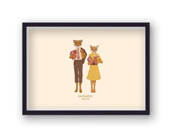 Fantastic Mr Fox Alternative Movie Print V11