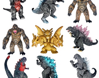 Twcare Set of 9 Godzilla Vs. King Kong Cake Toppers for Kid - Etsy Ireland