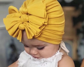 Cute Newborn Headband Hat Cotton baby Infant Turban Headband Head Wrap For Girl@ Cute Newborn Headband Hat Cotton baby Infant Turban Headband Head Wrap For Girl@