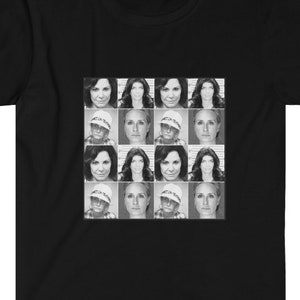 Reality TV Mugshot Tee: Housewives Arrest Photos Shirt for Bravo Fans - RHONY, RHONJ, RHObh
