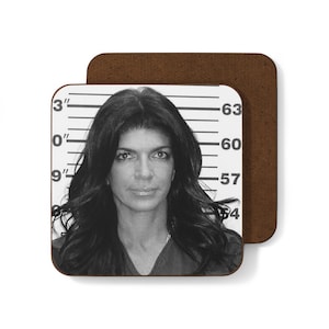 Real Housewives Mugshot Drink Coasters Set - RHONJ RHONY Bravo TV Fan Gift (4 Pack)