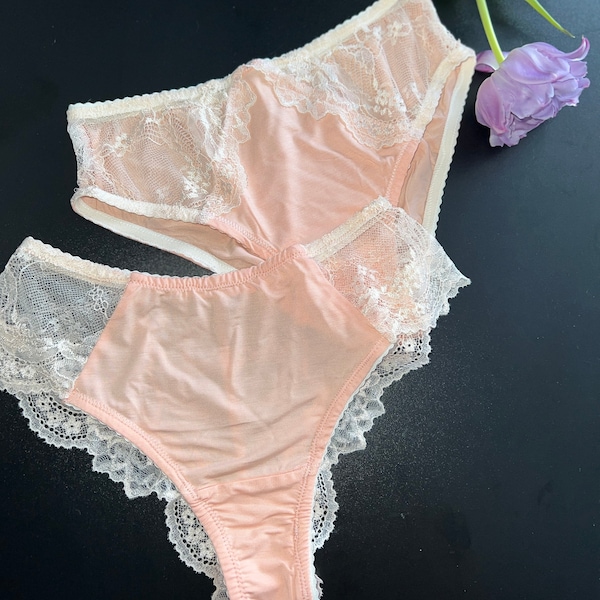 Mesh See Thru Panties Etsy Canada