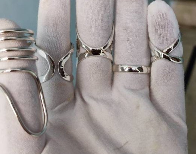Set of Arthritis Ringthumb MCP Adjustable Sterling Silver Etsy