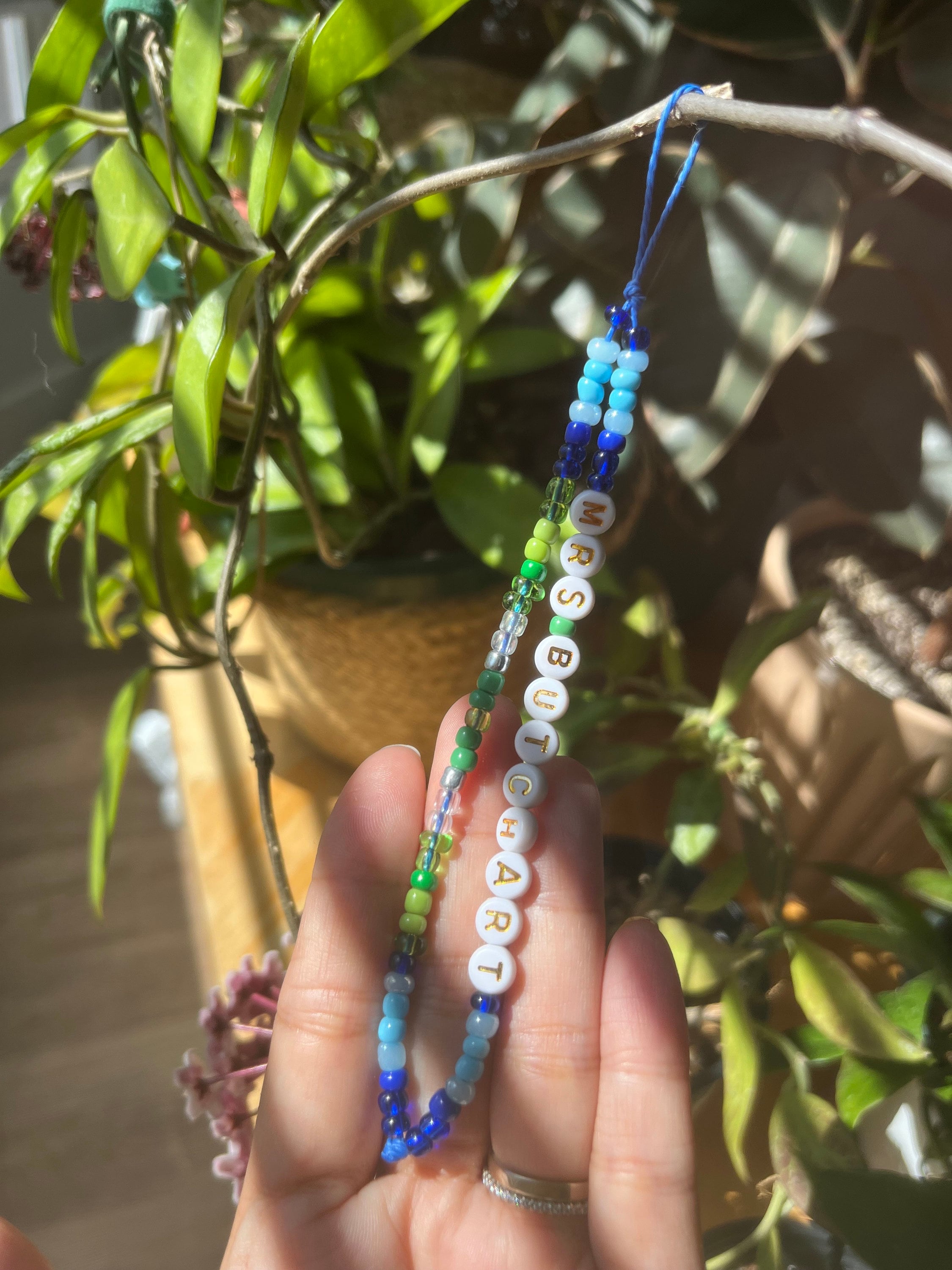 Amazon.com: X-Lounge Phone Wrist Strap With Beaded Charms