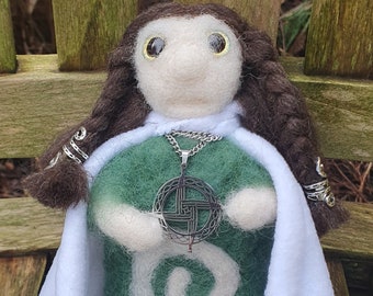 Brigid/Spirit Herb Doll/needlefelted doll