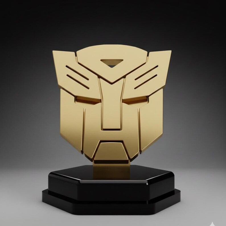 Autobot-v3 Logo STL Robot Emblem 3D Print Desk Display Badge Sci-fi ...