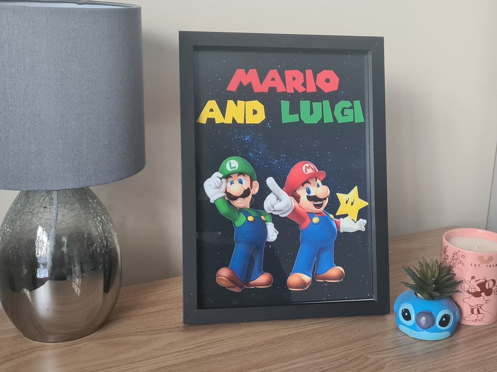 Mario and Luigi Print Wall Art Mario and Luigi A4 Print | Etsy