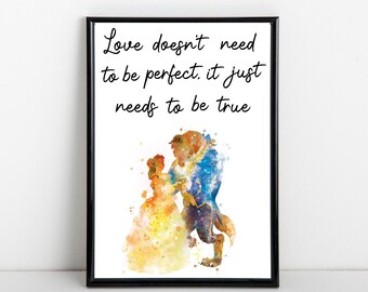 Beauty Beast Quotes Etsy Ireland