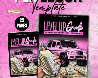 PLR Ebook Template - 25 Pages - Master Resell Rights - Done For You Ebook, Add your brand and resell - Premade Ebook Template