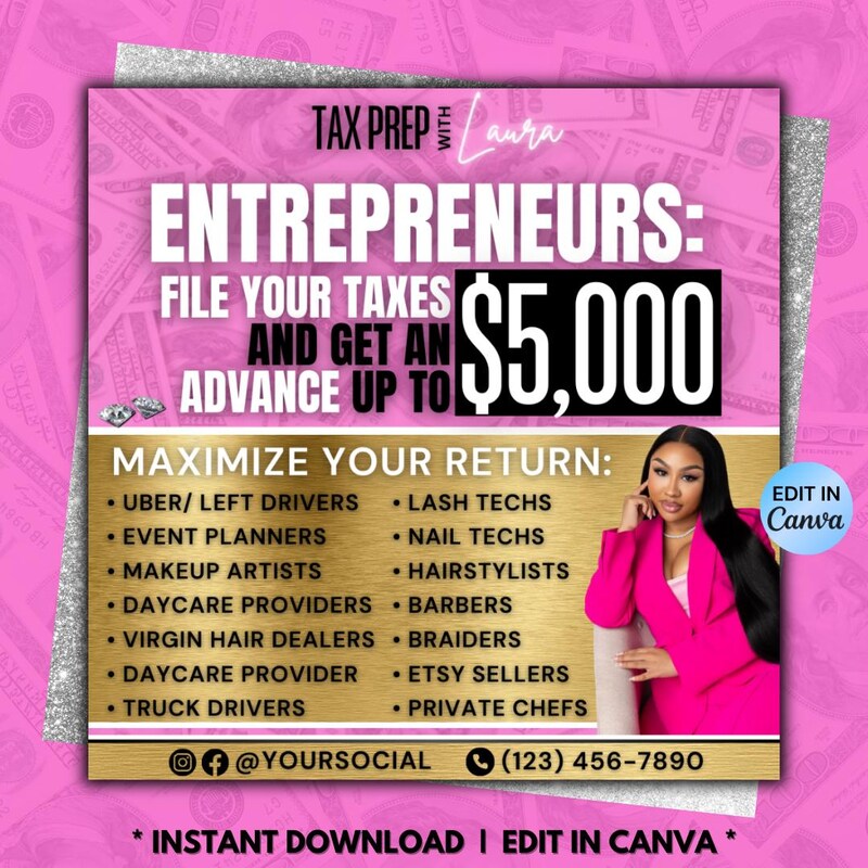 Flyer Template 2025 Etsy