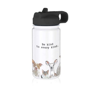 Be Kind To Animals Water Bottles